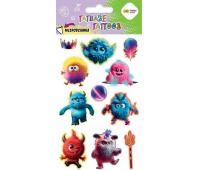 Tatuaże zmywalne MONSTERS 100x200mm.H.COLOR, Naklejki, Art. kreatywne