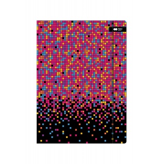TECZKA Z GUMKĄ PIXI DISCO H.COLOR, Teczki tekturowe, Organizacja dokumentów