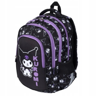 PLECAK 4-KOM.BPL-58 KUROMI BLACK, Plecaki, Tekstylia