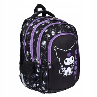 PLECAK 4-KOM.BPL-58 KUROMI BLACK, Plecaki, Tekstylia