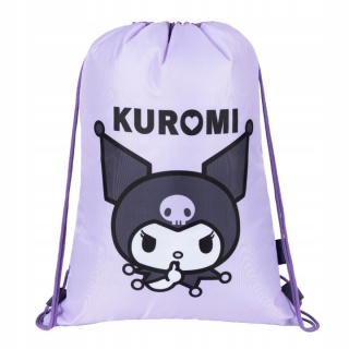 WOREK NA OBUWIE KUROMI VIOLET, Worki, Tekstylia