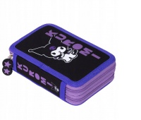 PIÓRNIK POTRÓJNY Z WYPOSAŻENIEM KUROMI VIOLET