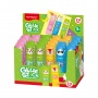 Glue stick KEYROAD Fancy, PVP, 8g, display, color mix