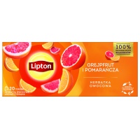 Tea LIPTON fruit, grapefruit and orange, 20 bags