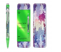 Pen CARAN D'ACHE 849 Germanier, in a box, neon green