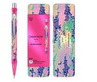 Mechanical pencil CARAN D'ACHE 844 Germanier, 0,5mm, in a box, neon pink