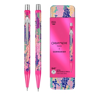 Oł&oacute;wek mechaniczny CARAN D'ACHE 844 Germanier, 0,5mm, w pudełku, r&oacute;żowy neonowy, Oł&oacute;wki, Artykuły do pisania i korygowania