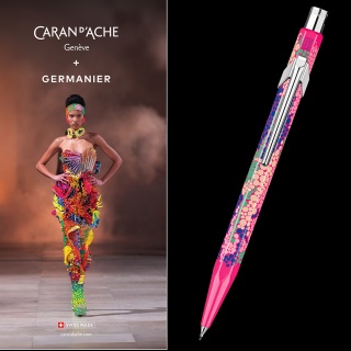 Oł&oacute;wek mechaniczny CARAN D'ACHE 844 Germanier, 0,5mm, w pudełku, r&oacute;żowy neonowy, Oł&oacute;wki, Artykuły do pisania i korygowania