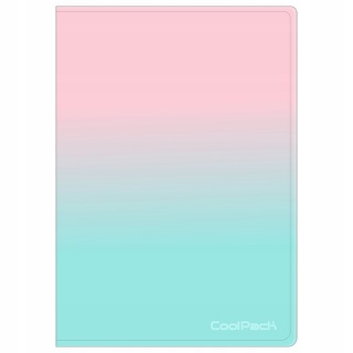 CP TECZKA NA GUMKĘ A4 GRADIENT STRAWBERRY, Teczki tekturowe, Organizacja dokumentów