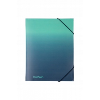 CP TECZKA NA GUMKĘ A4 GRADIENT BLUE LAGOON, Teczki tekturowe, Organizacja dokumentów