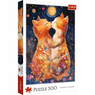 Puzzle 500 - Pocałunek w świetle księżyca !!, 500 elementów, Puzzle