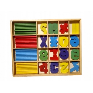 ZESTAW PATYCZK&Oacute;W *50 DO NAUKI LICZENIA; 4825, Edukacyjne, Zabawki