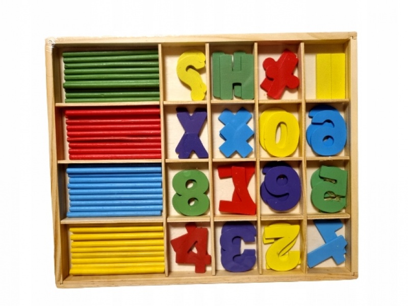 ZESTAW PATYCZK&Oacute;W *50 DO NAUKI LICZENIA; 4825, Edukacyjne, Zabawki