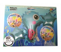 BALONY 5 SZT MORSKIE BR- SYRENKA/KONIK 8348