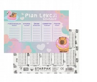 PLAN LEKCJI + TABLICZKA MNOŻENIA A5 KAPIBARA /25/