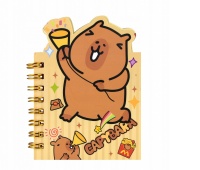 NOTES KAPIBARA II SPIRAL A7 50K STK, Notesy szkolne, Zeszyty i bloki