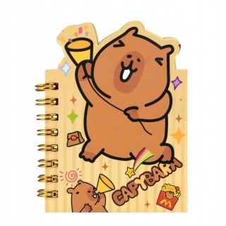 NOTES KAPIBARA II SPIRAL A7 50K STK, Notesy szkolne, Zeszyty i bloki