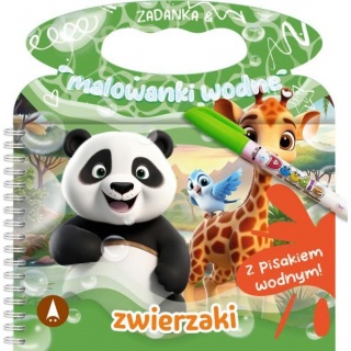 ZADANKA I MALOWANKI WODNE. ZWIERZAKI, Edukacyjne, Książeczki