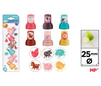 Stempelki dla dzieci FARMA blister/6szt