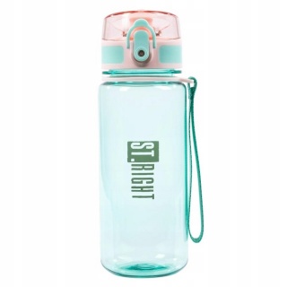 BIDON 500ml.STRIGHT MINT PINK mkmp, Bidony, Bidony i śniadaniówki