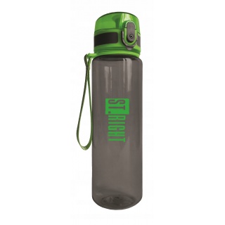BIDON 500ml.STRIGHT BLACK GREEN mkmp, Bidony, Bidony i śniadaniówki