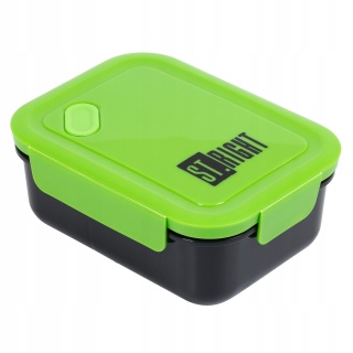 ŚNIADANIÓWKA STRIGHT BLACK GREEN mkmp, Śniadaniówki, Bidony i śniadaniówki