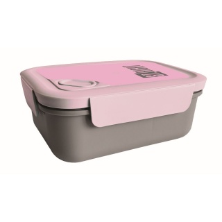 ŚNIADANI&Oacute;WKA STRIGHT PINK GREY mkmp, Śniadani&oacute;wki, Bidony i śniadani&oacute;wki