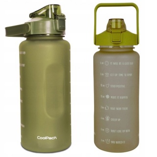 BIDON CANCAN 2 L OLIVE GREEN COOLPACK, Bidony, Bidony i śniadaniówki