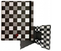 CP TECZKA Z GUMKĄ A4 PRZESTRZENNA CHECKERS, Teczki tekturowe, Organizacja dokumentów