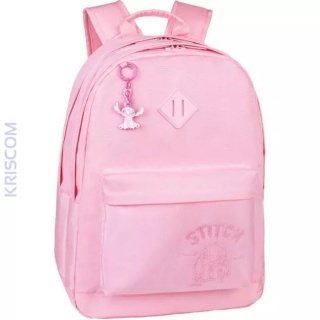 PLECAK DISNEY FASHION SCOUT PRO PINK STITCH, Plecaki, Tekstylia