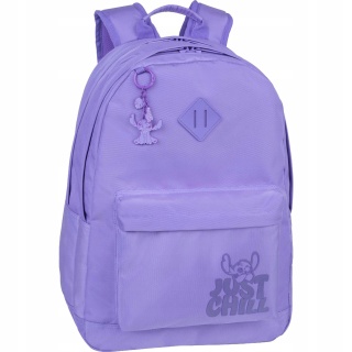 PLECAK DISNEY FASHION SCOUT PRO PURPLE STITCH, Plecaki, Tekstylia