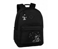 PLECAK SCOUT BLACK 1 STITCH DISNEY BLACK, Plecaki, Tekstylia