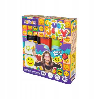 TUBI JELLY ZESTAW EMOTKI 3 KOLORY, Zestawy kreatywne, Art. kreatywne