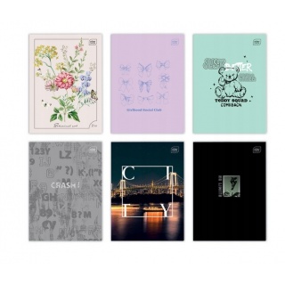 ZESZYT A4 60K.KRATKA UV Mix, Zeszyty, Zeszyty i bloki