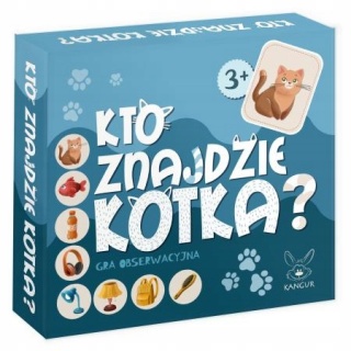 KTO ZNAJDZIE KOTKA? GRA OBSERWACYJNA, Karty, Gry