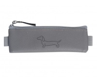 Saszetka mini z gumką na zeszyt Sharky dark gray 2, Saszetki, Tekstylia