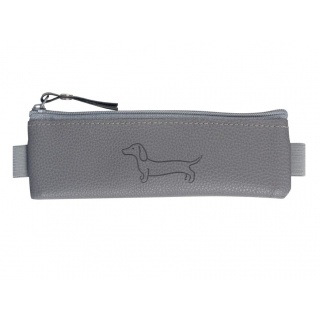 Saszetka mini z gumką na zeszyt Sharky dark gray 2, Saszetki, Tekstylia