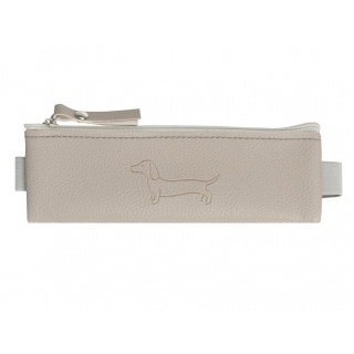 Saszetka mini z gumką na zeszyt Sharky gray 20x4cm, Saszetki, Tekstylia