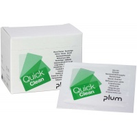 Chusteczki do oczyszczania ran PLUM QuickClean, 20 szt., Apteczki, Ochrona indywidualna