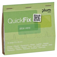 Plastry z aloesem PLUM QuickFix Aloe Vera, wkład, 45 szt., Apteczki, Ochrona indywidualna