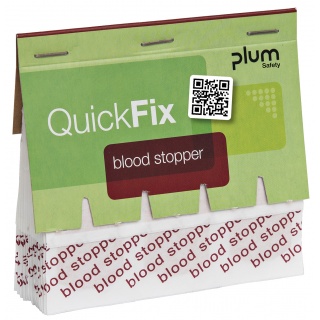Plastry tamujące krwawienie PLUM QuickFix Blood Stopper, wkład, 45 szt., Apteczki, Ochrona indywidualna