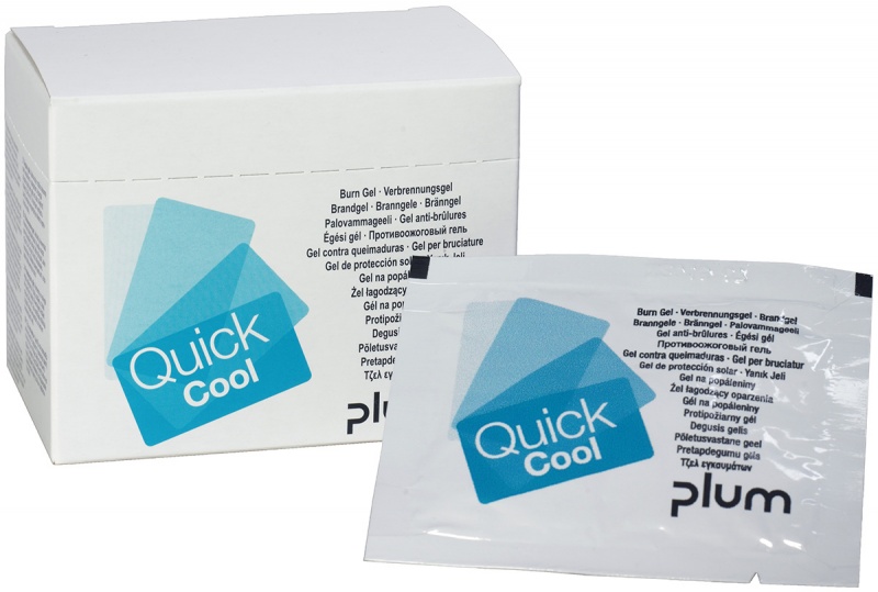Burn gel PLUM QuickCool, 18 pcs
