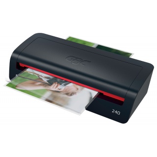 Laminator GBC 240 Home Office, A4, nagrzew.: 2min, prędk. laminacji: 45s., czarny, Laminacja i bindowanie, Urządzenia i maszyny biurowe