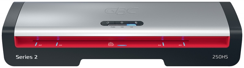 Laminator GBC 250HS Office, A3, nagrzew.: 1min, prędk. laminacji: 36s., czarno-srebrny, Laminacja i bindowanie, Urządzenia i maszyny biurowe