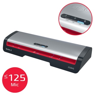 Laminator GBC 250HS Office, A3, nagrzew.: 1min, prędk. laminacji: 36s., czarno-srebrny, Laminacja i bindowanie, Urządzenia i maszyny biurowe