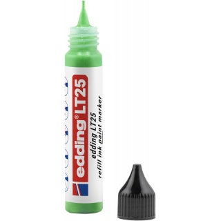 Tusz do uzupełniania marker&oacute;w olejowych e-LT 25 ECOLINE, EDDING, zielony, Markery, Artykuły do pisania i korygowania