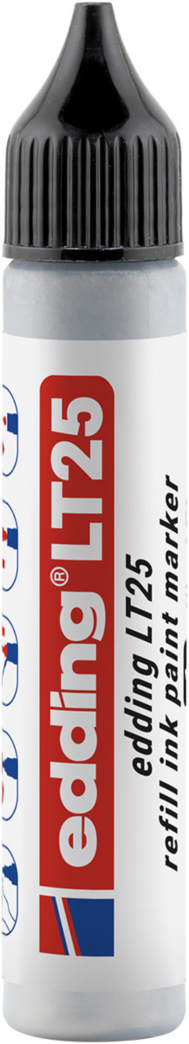 Tusz do uzupełniania markerów olejowych e-LT 25 ECOLINE, EDDING, srebrny, Markery, Artykuły do pisania i korygowania