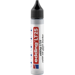 Tusz do uzupełniania marker&oacute;w olejowych e-LT 25 ECOLINE, EDDING, srebrny, Markery, Artykuły do pisania i korygowania
