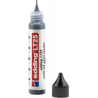 Tusz do uzupełniania marker&oacute;w olejowych e-LT 25 ECOLINE, EDDING, czarny, Markery, Artykuły do pisania i korygowania