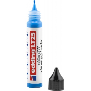 Tusz do uzupełniania marker&oacute;w olejowych e-LT 25 ECOLINE, EDDING, niebieski, Markery, Artykuły do pisania i korygowania